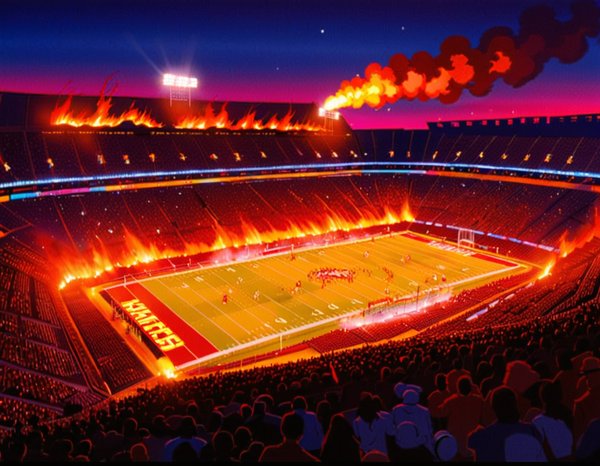 Flaming Stadium