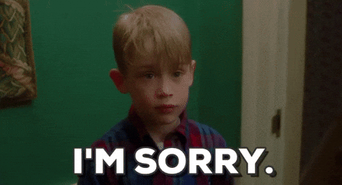 Kevin's sorry